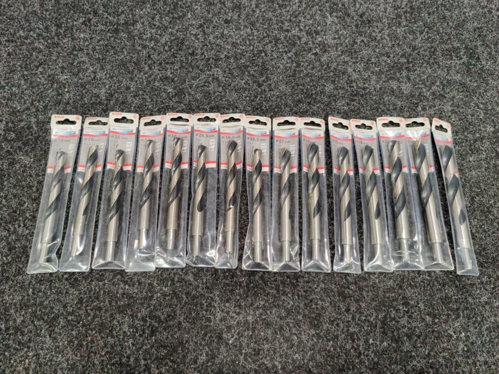 1585307-1 15 pcs Metal drill Bosch HSS PointTeQ DIN338 16-20 mm