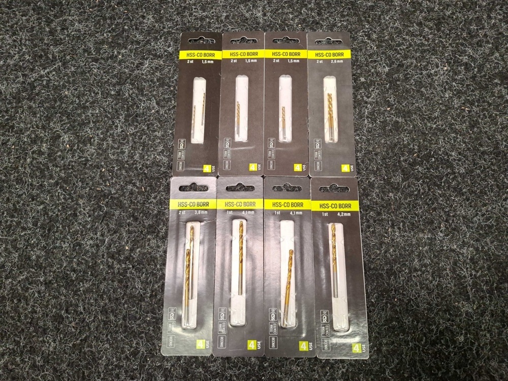 1585422-1 130 st HSS-CO Borr 4-USE, 1.5mm - 4.2mm