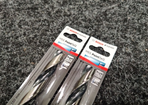 20 pcs Metal drill Bosch HSS PointTeQ DIN338 13.5 mm & 14 mm