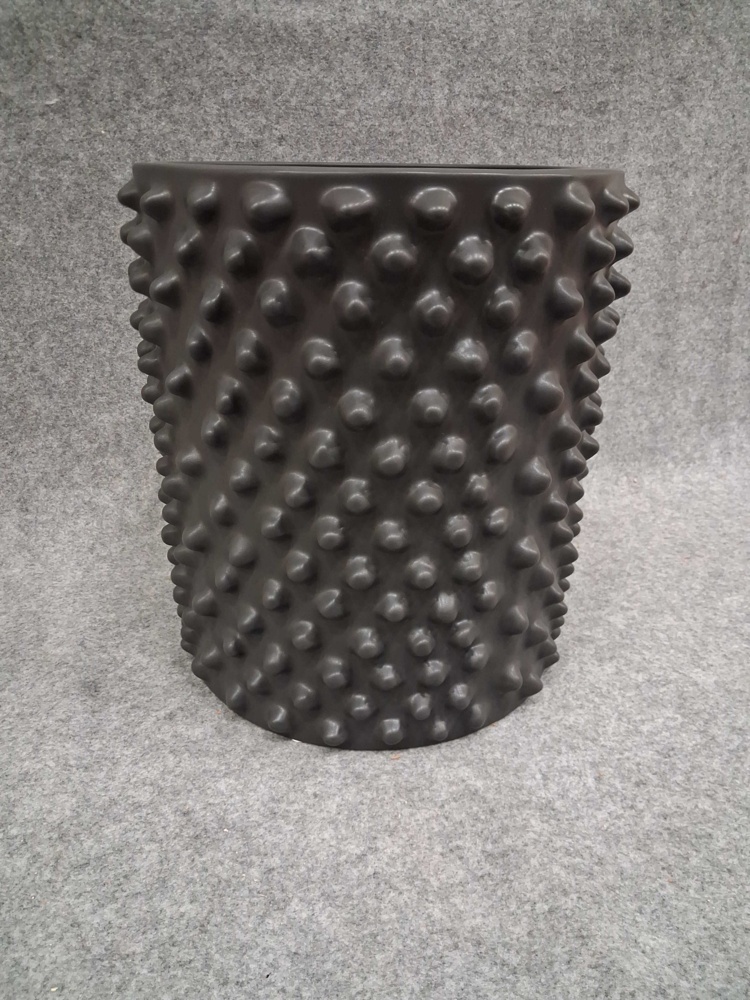 1584884-1 Plant pots, 2 pcs - DBKD Cloudy, dark grey, size Large