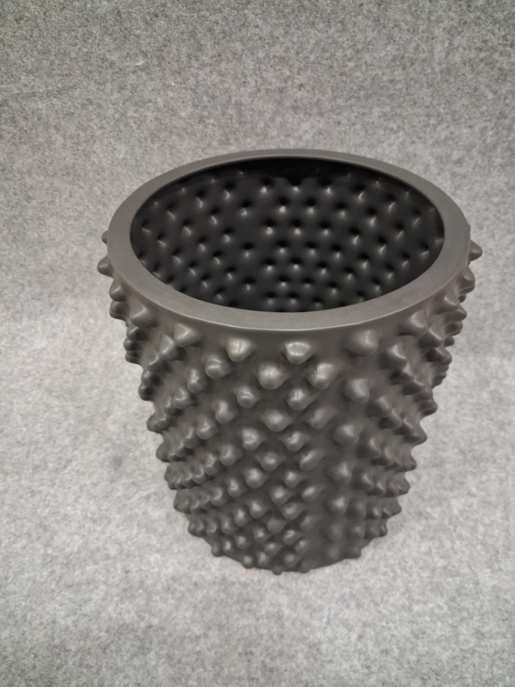 1584884-2 Plant pots, 2 pcs - DBKD Cloudy, dark grey, size Large