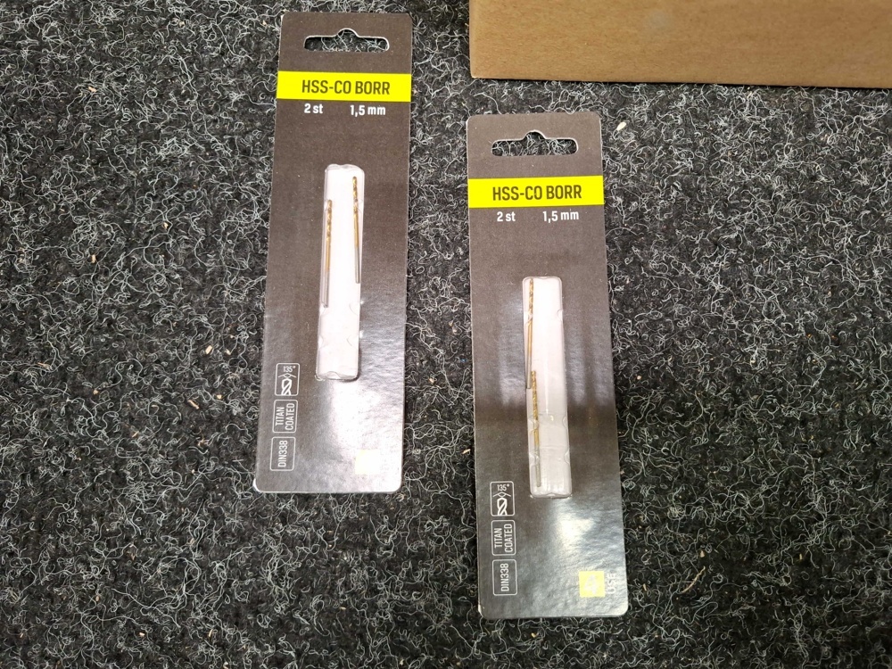 1585441-2 254 pcs HSS-CO Drill 4-USE, 1.5mm