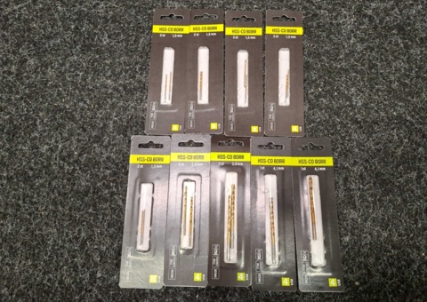 160 pcs HSS-CO Drill 4-USE, 1.5mm - 4.1mm