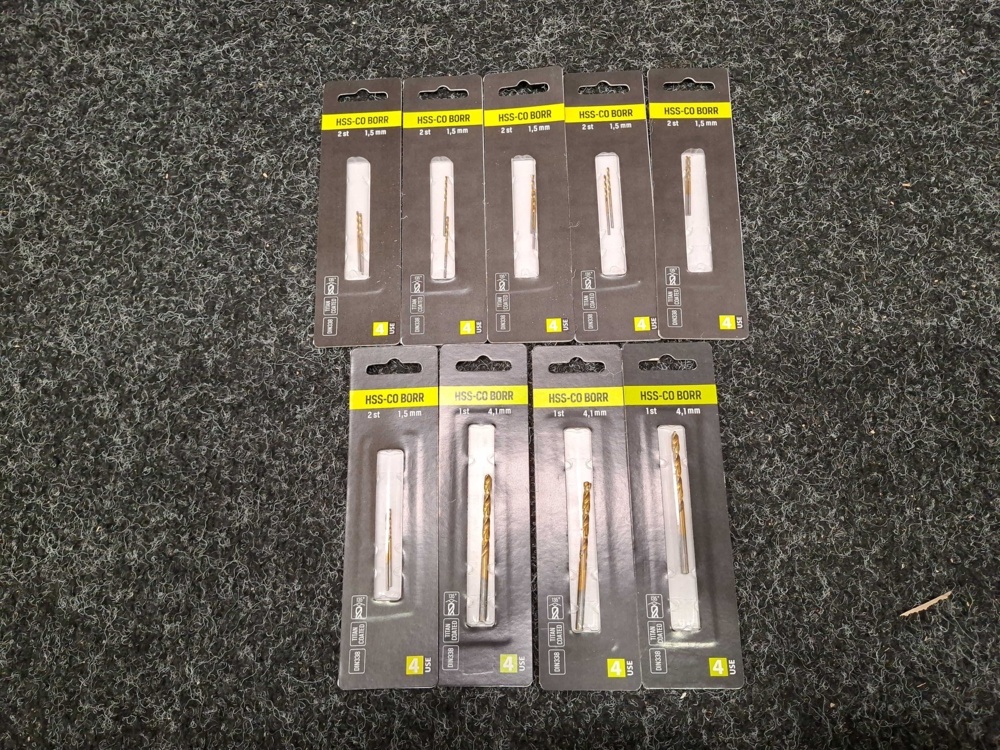1585432-1 150 st HSS-CO Borr 4-USE, 1.5mm & 4.1mm