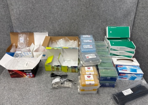 Disposable materials for lab tests