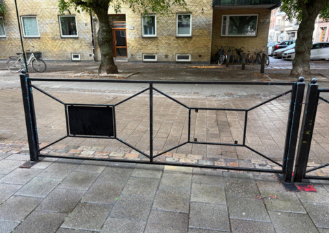 Fence for cafe 4 pcs