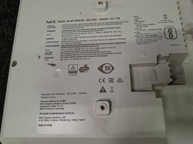 1581418-13 Projektor Nec NP-UM301W