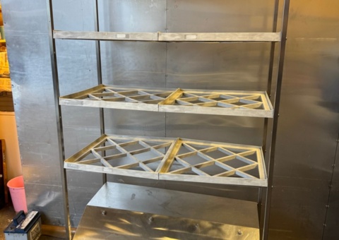 Shelf for dish racks
