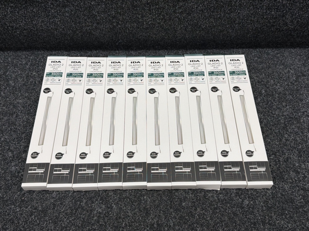 1585245-2 10 led strips Lightab IDA Gladio 2 6W 350lm - 400mm