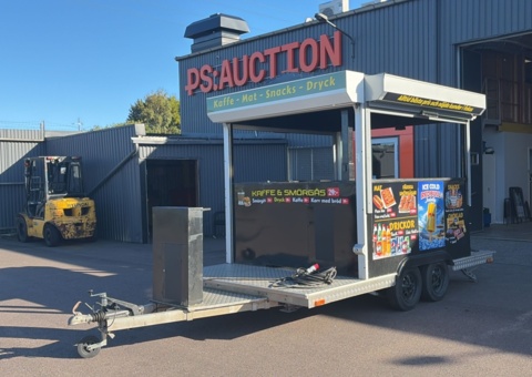 Food cart with Topbox and equipment - Polar P550