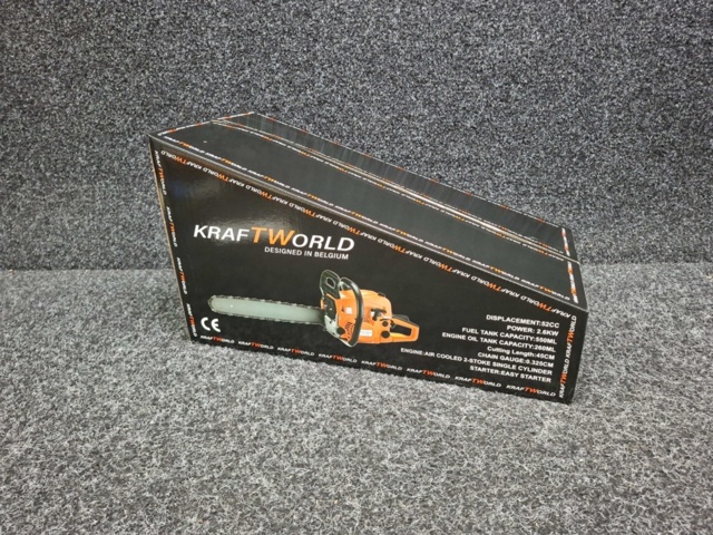 Motorsåg KraftWorld PR-YC5200 52cc på auktion i Västra Götaland, Svenljunga hos PS Auction