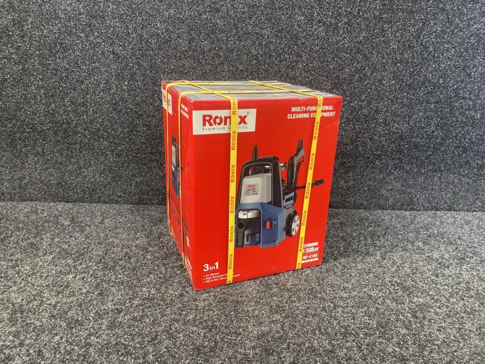 1585562-2 Multi-machine high-pressure washer/vacuum cleaner wet & dry/air blower - Ronix Tools