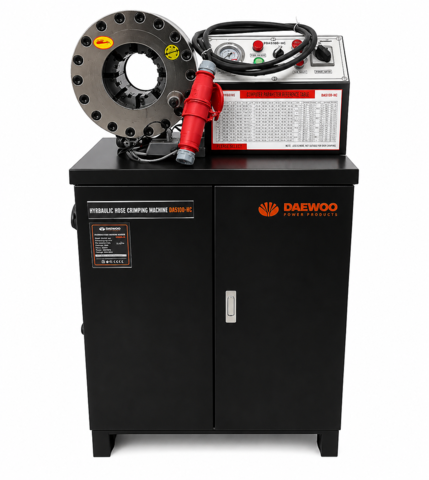 Hydraulisk slangpress Daewoo DA5100-HC på auktion i Västra Götaland, Svenljunga hos PS Auction