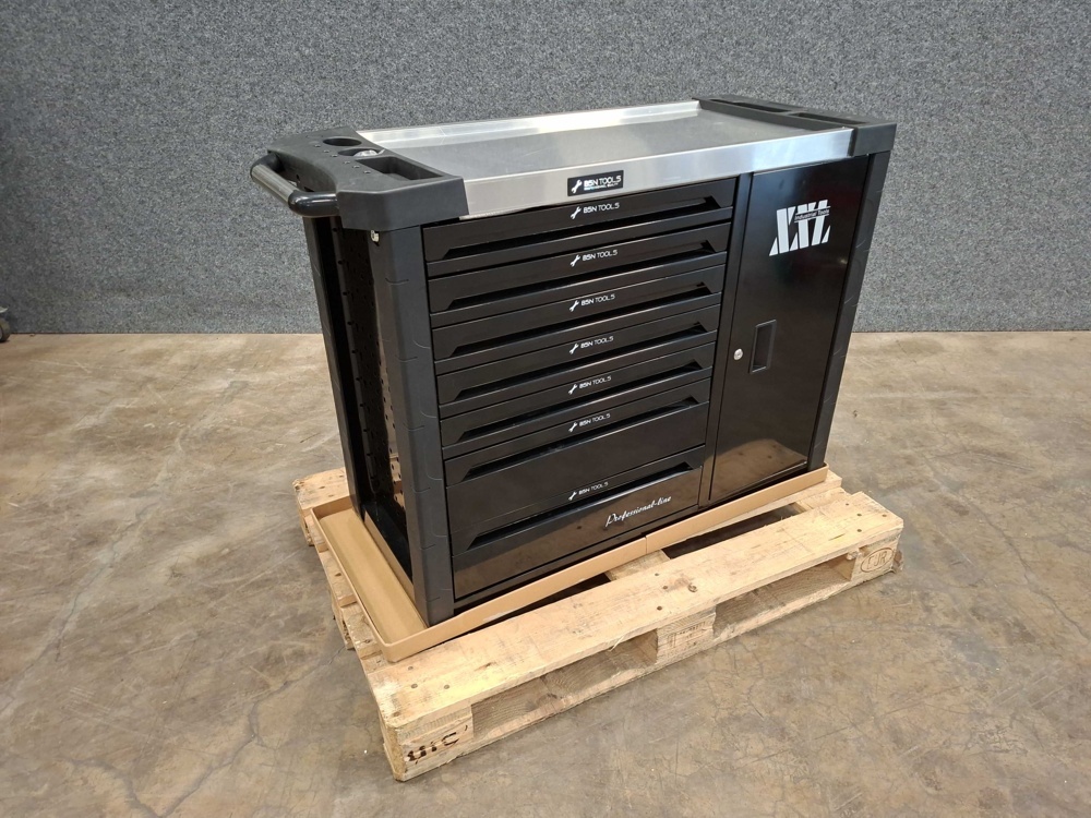 1585621-1 Tool cabinet filled with tools BSN Tools RS-GCX-7D02 - 7 drawers with wheels