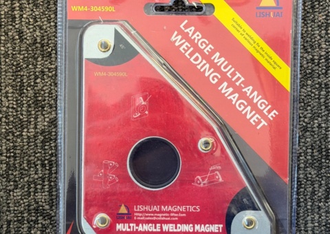 2 pcs Welding magnets WM4-304590L – 55 kg pulling force - Free shipping