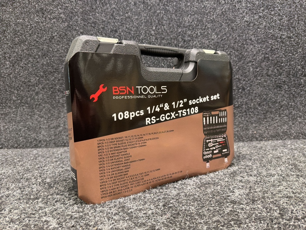 1585589-2 Socket wrench set BSN Tools RS-GCX-TS108 - 108-piece