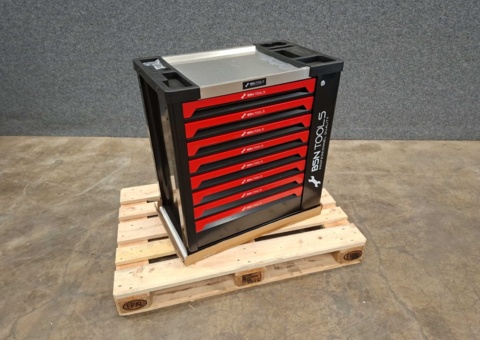 Tool cabinet filled with tools BSN Tools RS-GCX-8D01A - 8 drawers with wheels