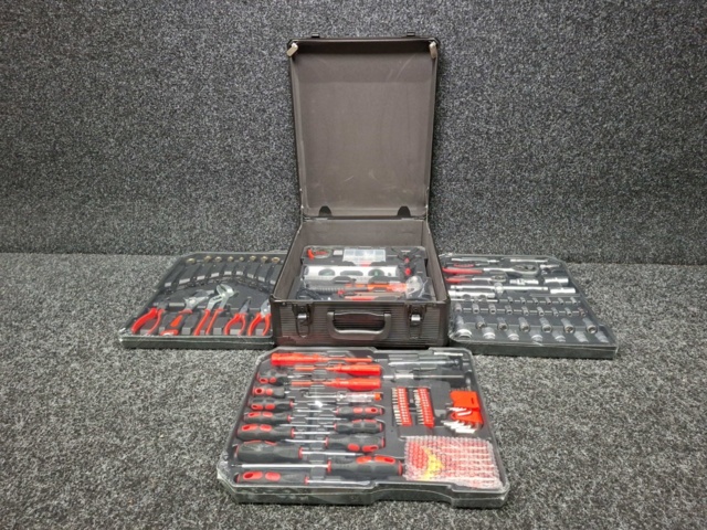 Verktygssats med väska BSN Tools RS-GCX-TS187 - 187-delar på auktion i Västra Götaland, Svenljunga hos PS Auction