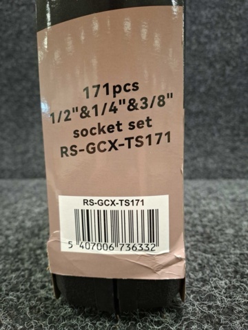 1585694-5 Hylsnyckelsats BSN Tools RS-GCX-TS171 - 171-delar