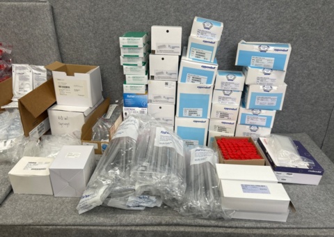 Lot of lab supplies