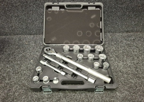 Socket wrench set BSN Tools RS-GCX-TS016 - 16-piece 3/4"