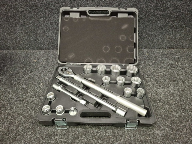 1585605-7 Hylsnyckelsats BSN Tools RS-GCX-TS016 - 16-delar 3/4"
