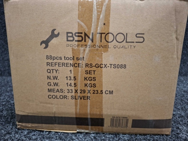1585582-3 TORX-hylssatser BSN Tools RS-GCX-TS088 - 88-delar med förvaringsväskor