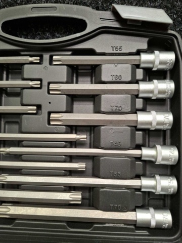 1585582-6 TORX-hylssatser BSN Tools RS-GCX-TS088 - 88-delar med förvaringsväskor