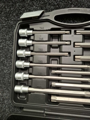 1585582-8 TORX-hylssatser BSN Tools RS-GCX-TS088 - 88-delar med förvaringsväskor