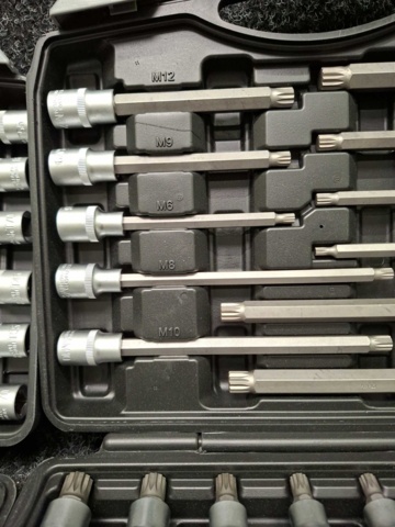 1585582-10 TORX-hylssatser BSN Tools RS-GCX-TS088 - 88-delar med förvaringsväskor