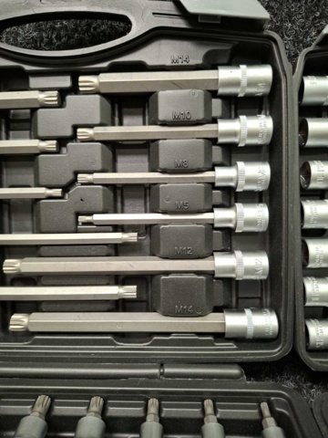 1585582-11 TORX-hylssatser BSN Tools RS-GCX-TS088 - 88-delar med förvaringsväskor