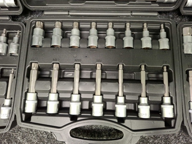 1585582-12 TORX-hylssatser BSN Tools RS-GCX-TS088 - 88-delar med förvaringsväskor
