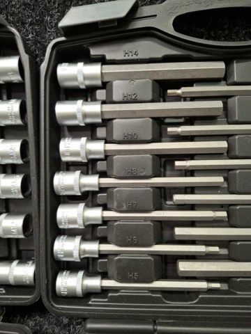 1585582-14 TORX-hylssatser BSN Tools RS-GCX-TS088 - 88-delar med förvaringsväskor