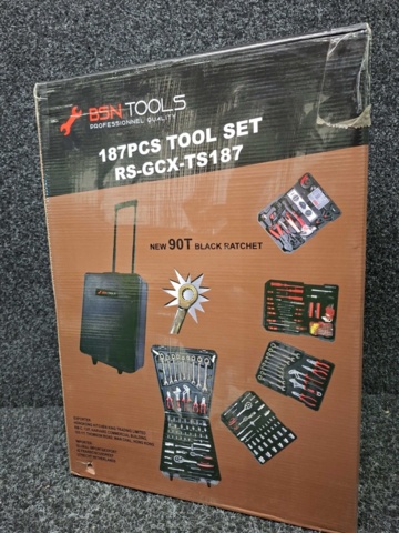 1585577-4 Verktygssats med väska BSN Tools RS-GCX-TS187 - 187-delar