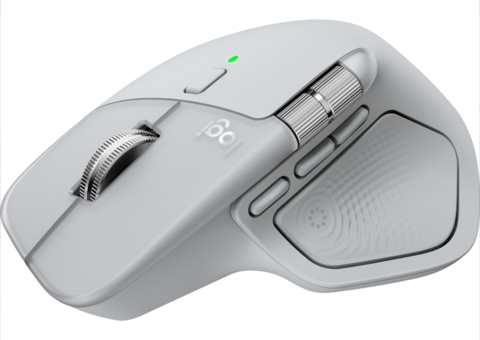 Wireless ergonomic mouse Logitech MX Master 4 (light gray)