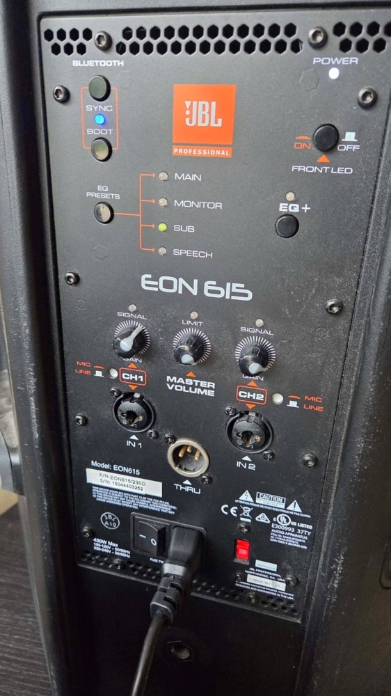 1563413-2 Aktiv PA-högtalare 2 st - JBL Professional EON615