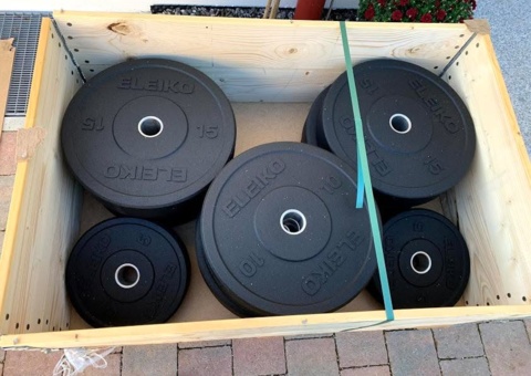 250 kg bumpervikt från Eleiko