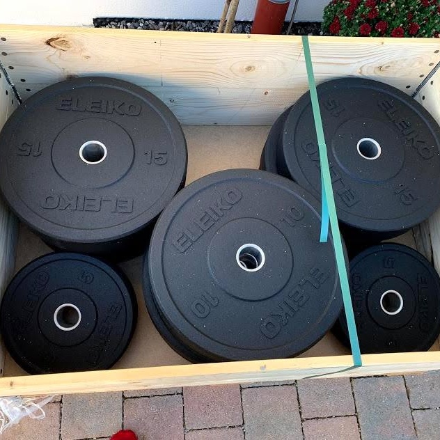 1563429-1 250 kg bumpervikt från Eleiko