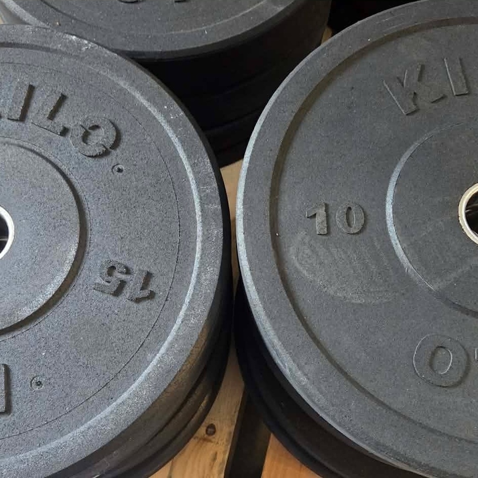 1563444-2 Viktpaket med 150 kg bumpers från Kilo/Allstrenth