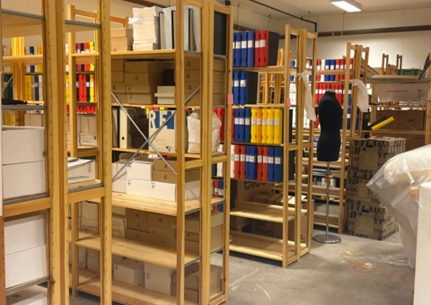 Shelving system approx. 10 pallets