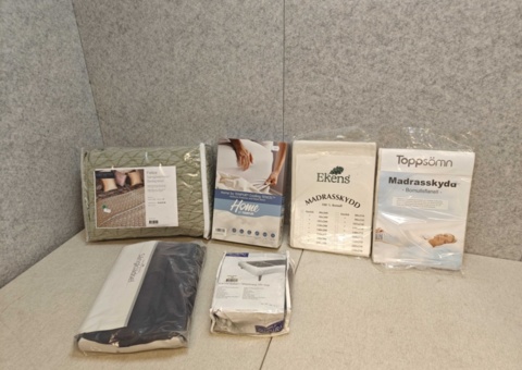 Bedspreads, mattress protectors and bed linen