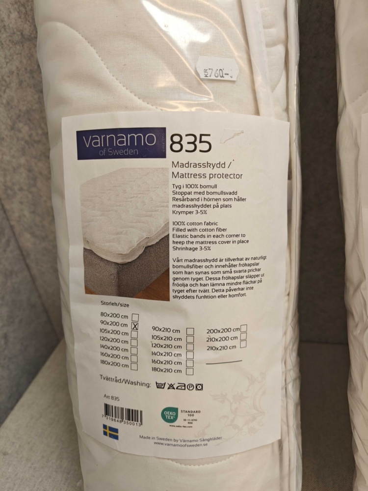 1564879-2 4pcs Mattress protectors Värnamo of Sweden