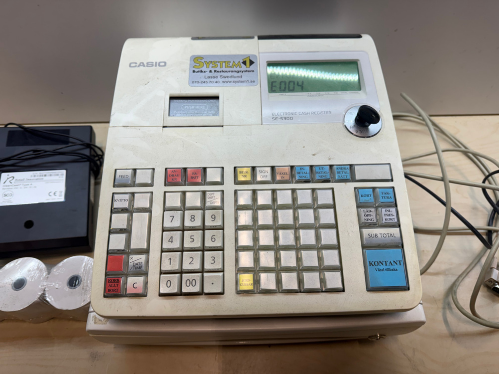 1535269-2 Cash register system Casio SE-S300