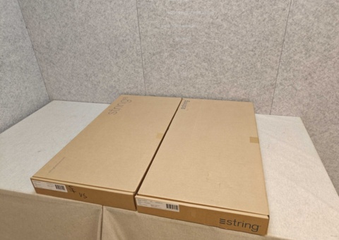 2 new String cabinets, one of which is a display cabinet, and one cabinet with sliding doors