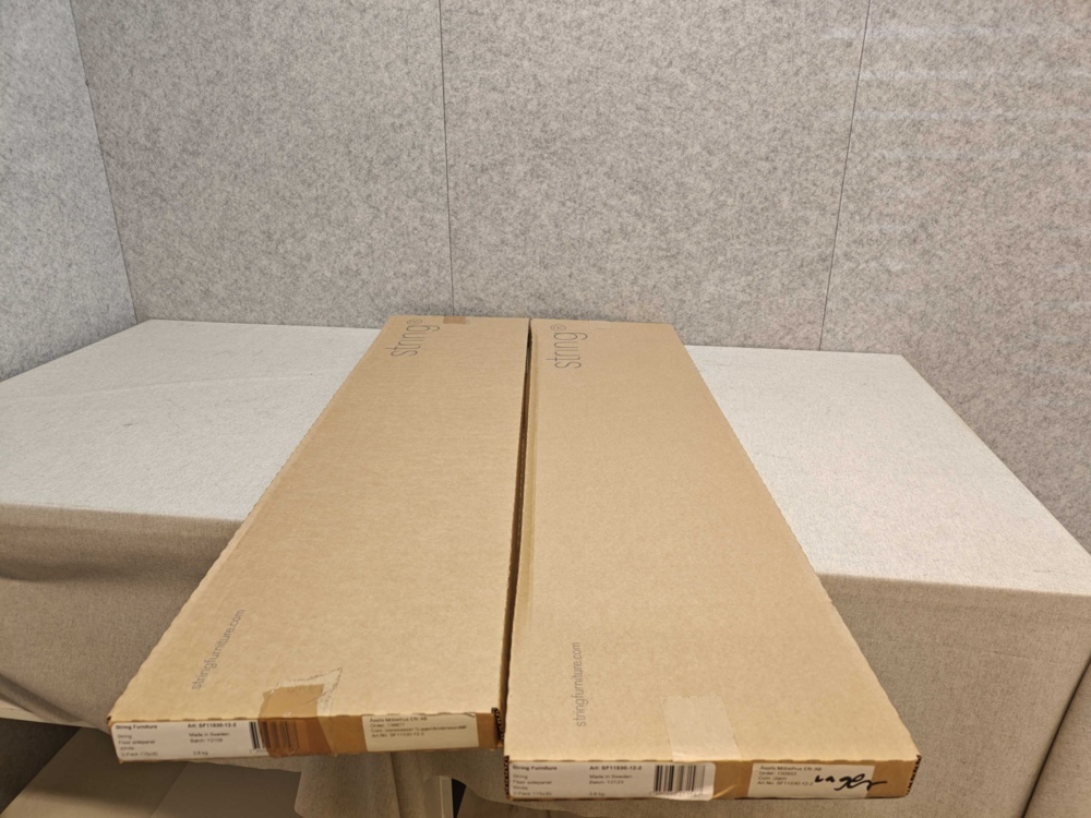 1564892-1 4pcs New String floor side panels in white. 2pcs 2-pack
