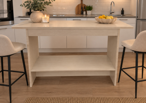 Venture Home Barbord  160x60x 106 svart