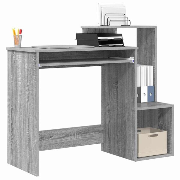 1585123-1 Desk Gray Sonoma 106 x 41 x 88.5 cm in mdf. Comes in cardboard not checked