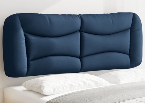Bed headboard fabric blue dimensions 140 cm