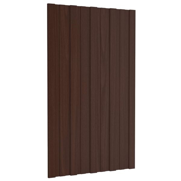 1585136-1 Ceiling panel 36 pieces Brown Wood 100 x 45 cm