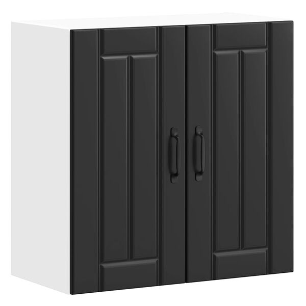 1585156-1 Väggskåp för kök Lucca svart konstruerat trä mått 60x31x60 cm